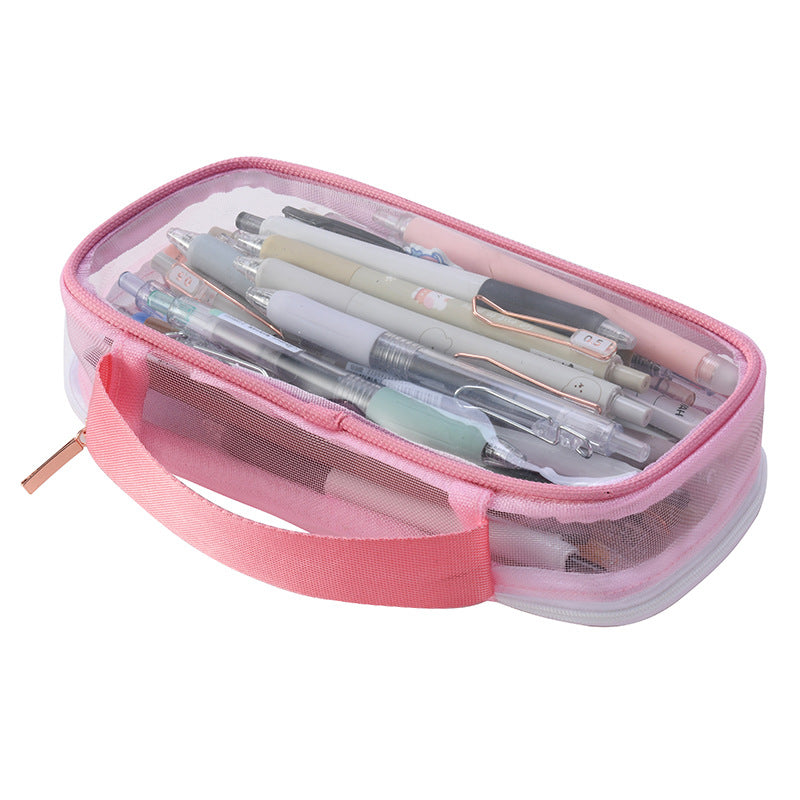 Estuche de lápiz transparente de PP al por mayor